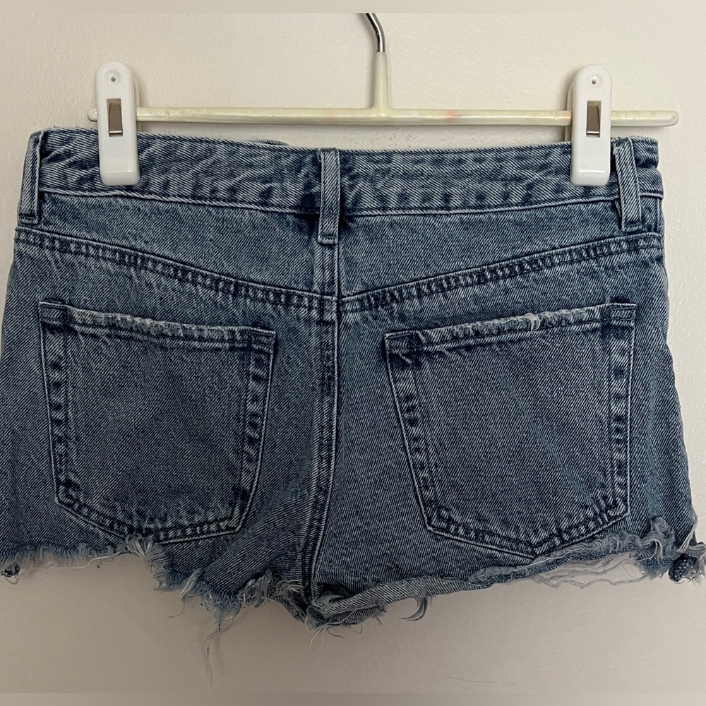 Pacsun medium blue high rise festival shorts